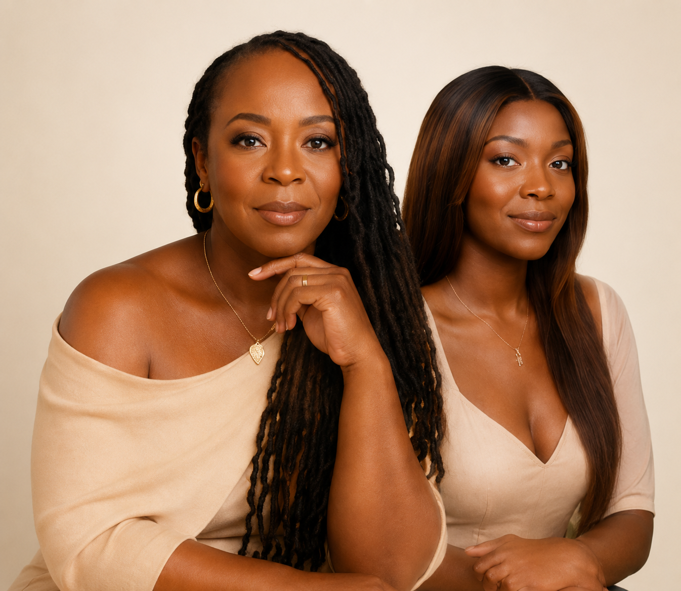 Dr. Maxine Goring-Rodriguez and Tiffany, founders of SoulCentements